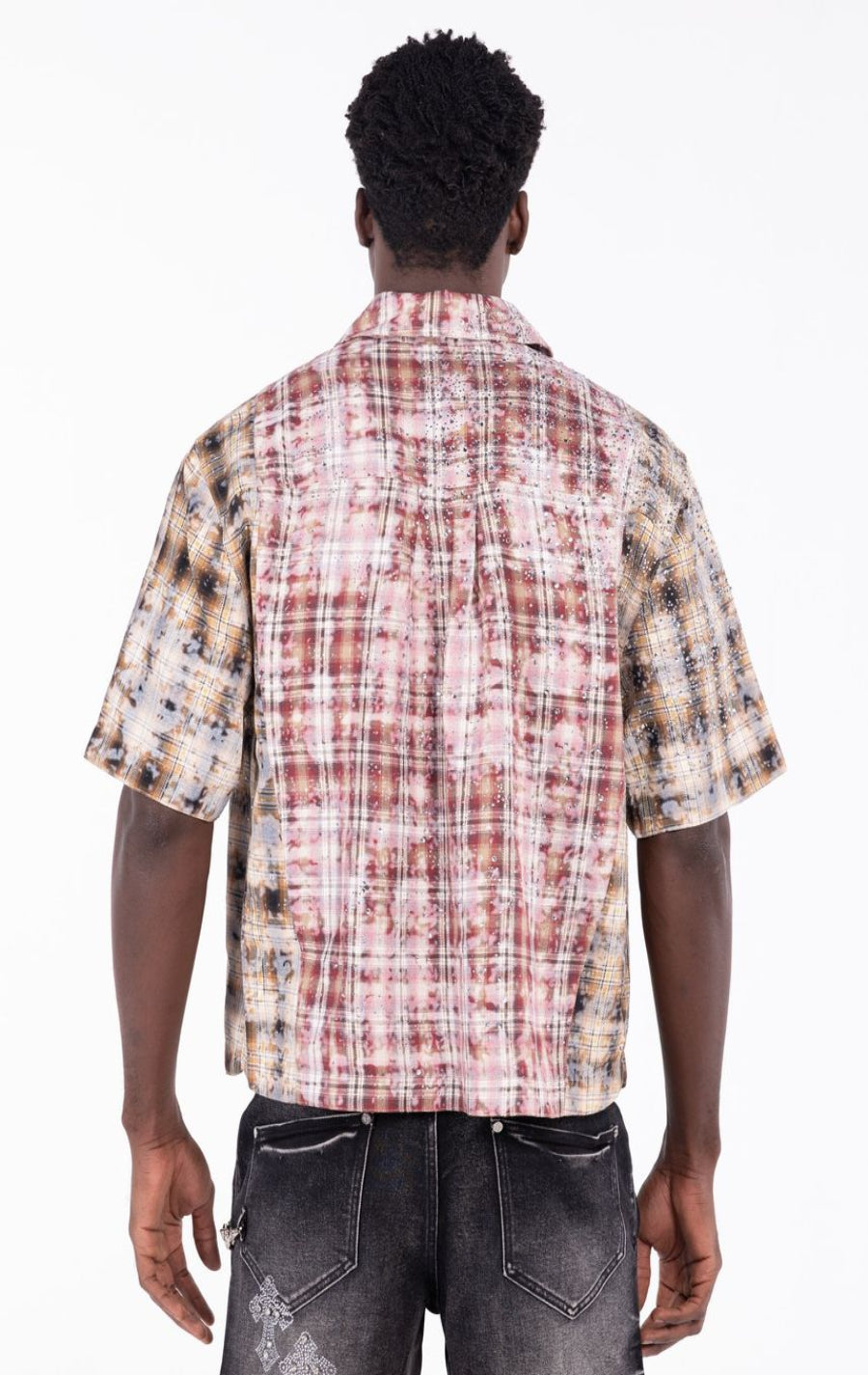 Eclipse Plaid Short-Sleeve Shirt
