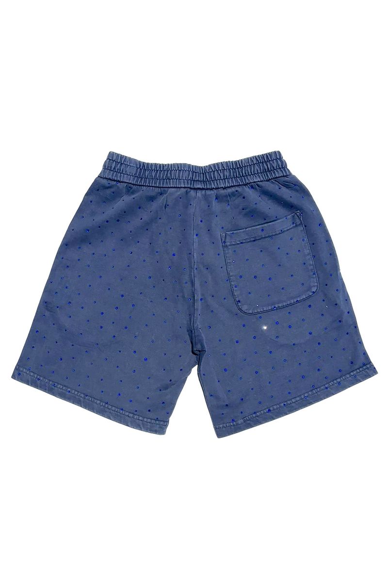 Black Label Signature Rhinestone| Shorts