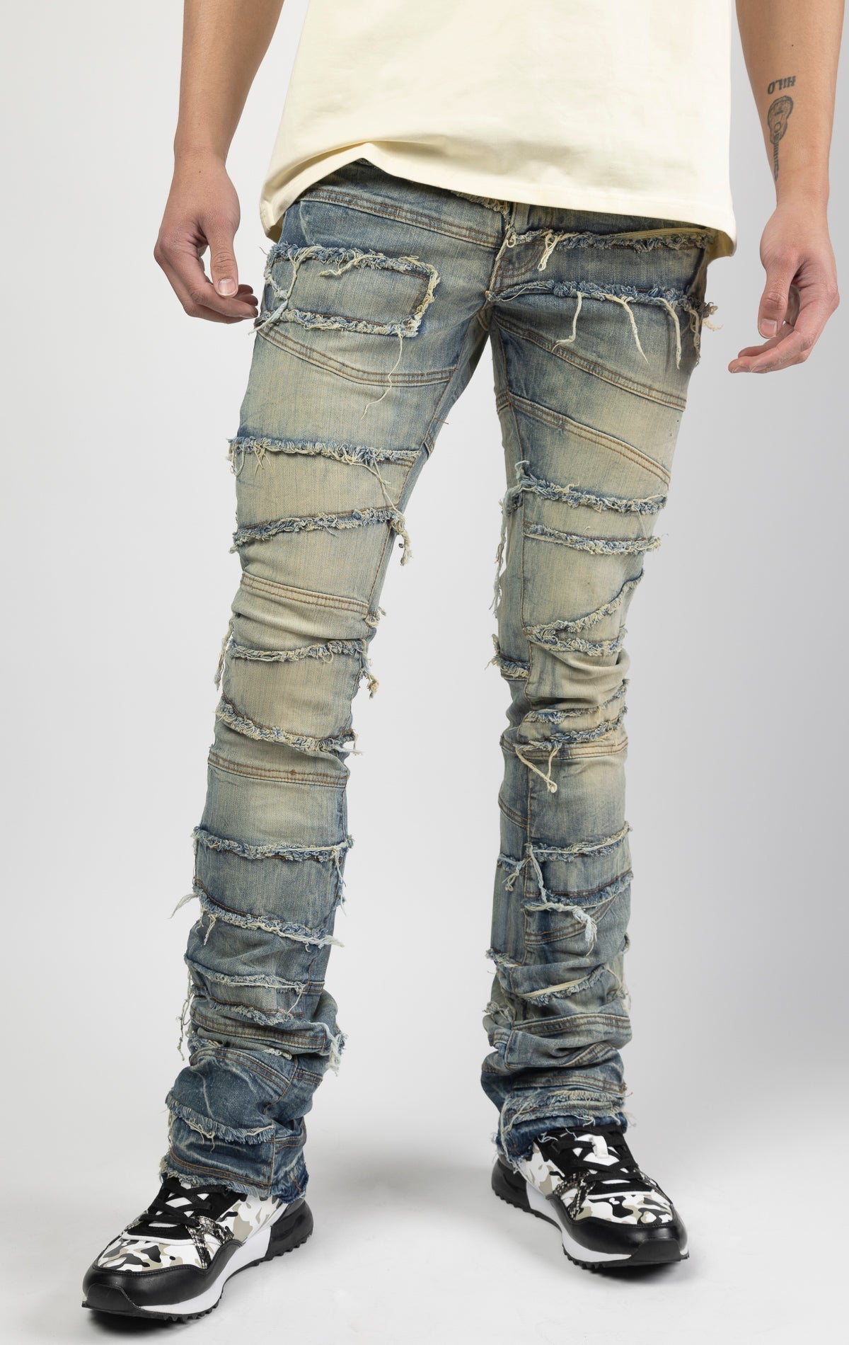 The Crew Stacked Jeans