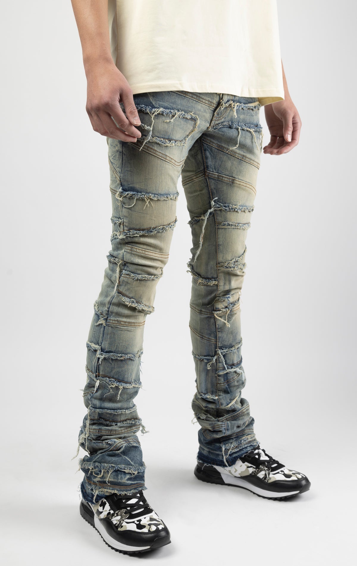 The Crew Stacked Jeans