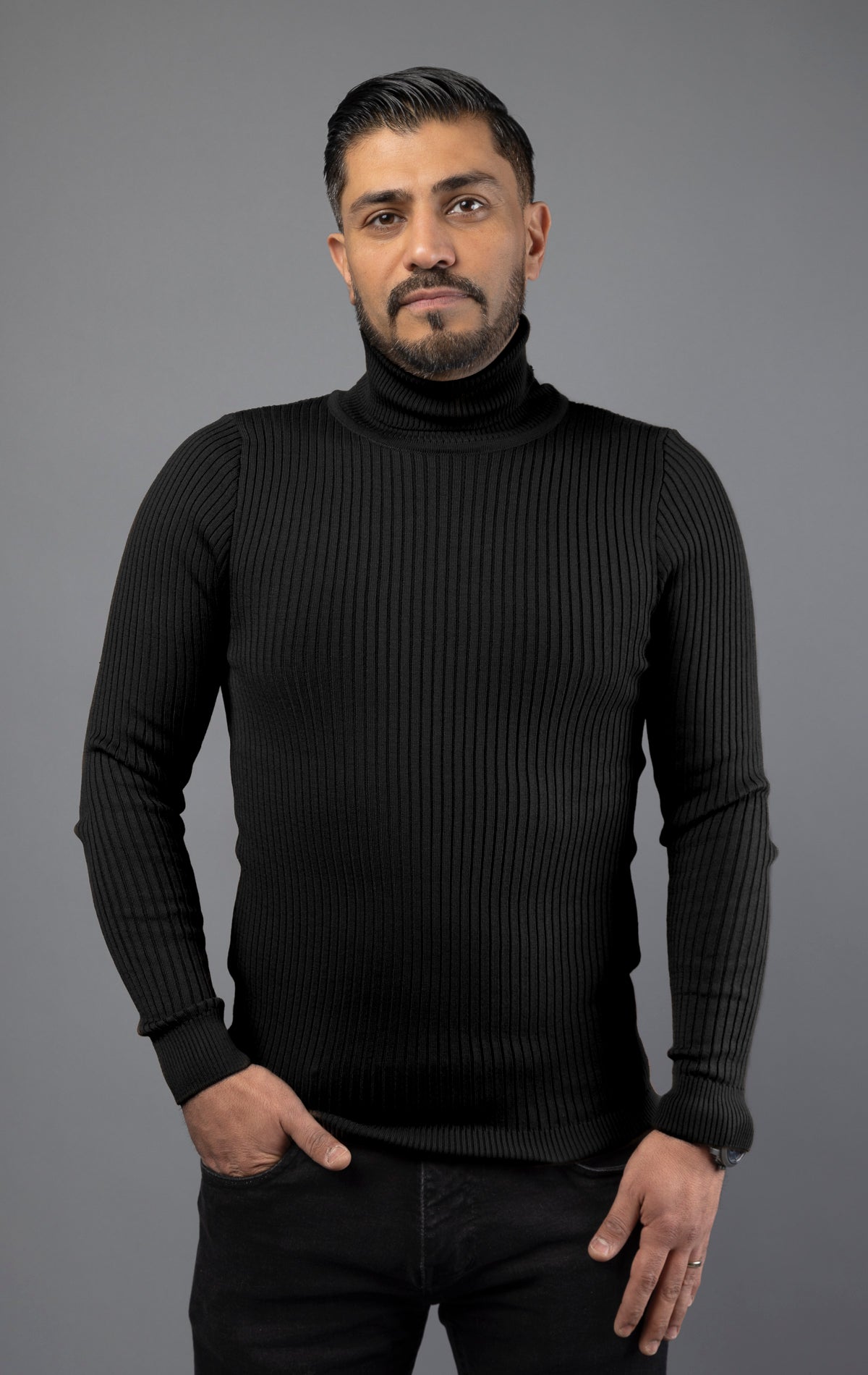 Black Long sleeve turtle neck shirt