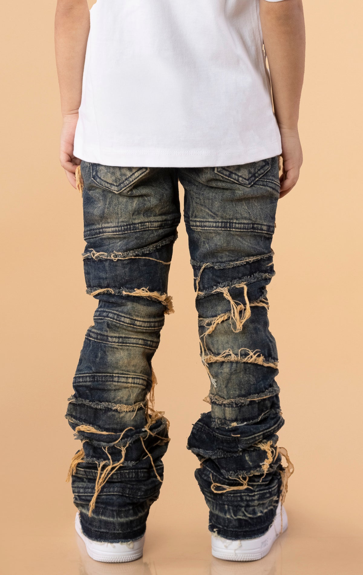 Kids The Crew Stacked Jeans
