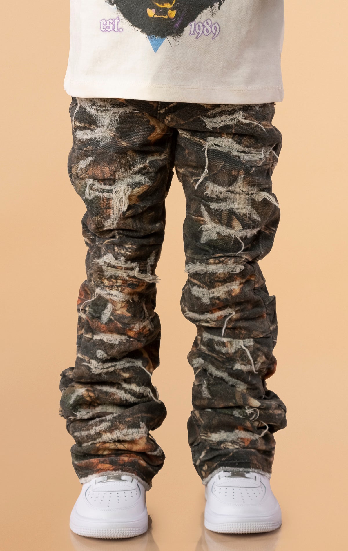 Kids Diaz Stacked Jeans