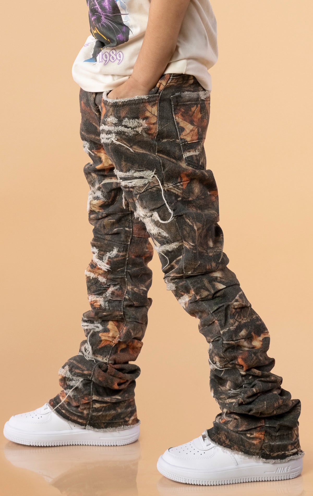 Kids Diaz Stacked Jeans