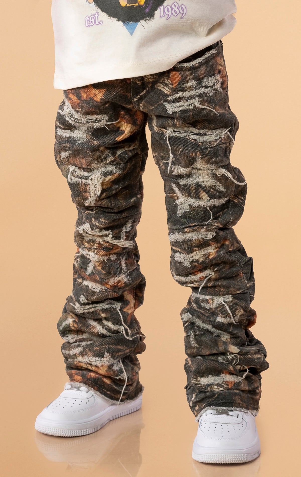 Kids Diaz Stacked Jeans