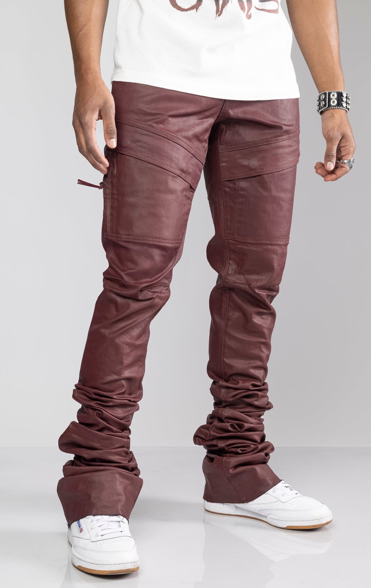 Gordon Wax Stacked Jeans