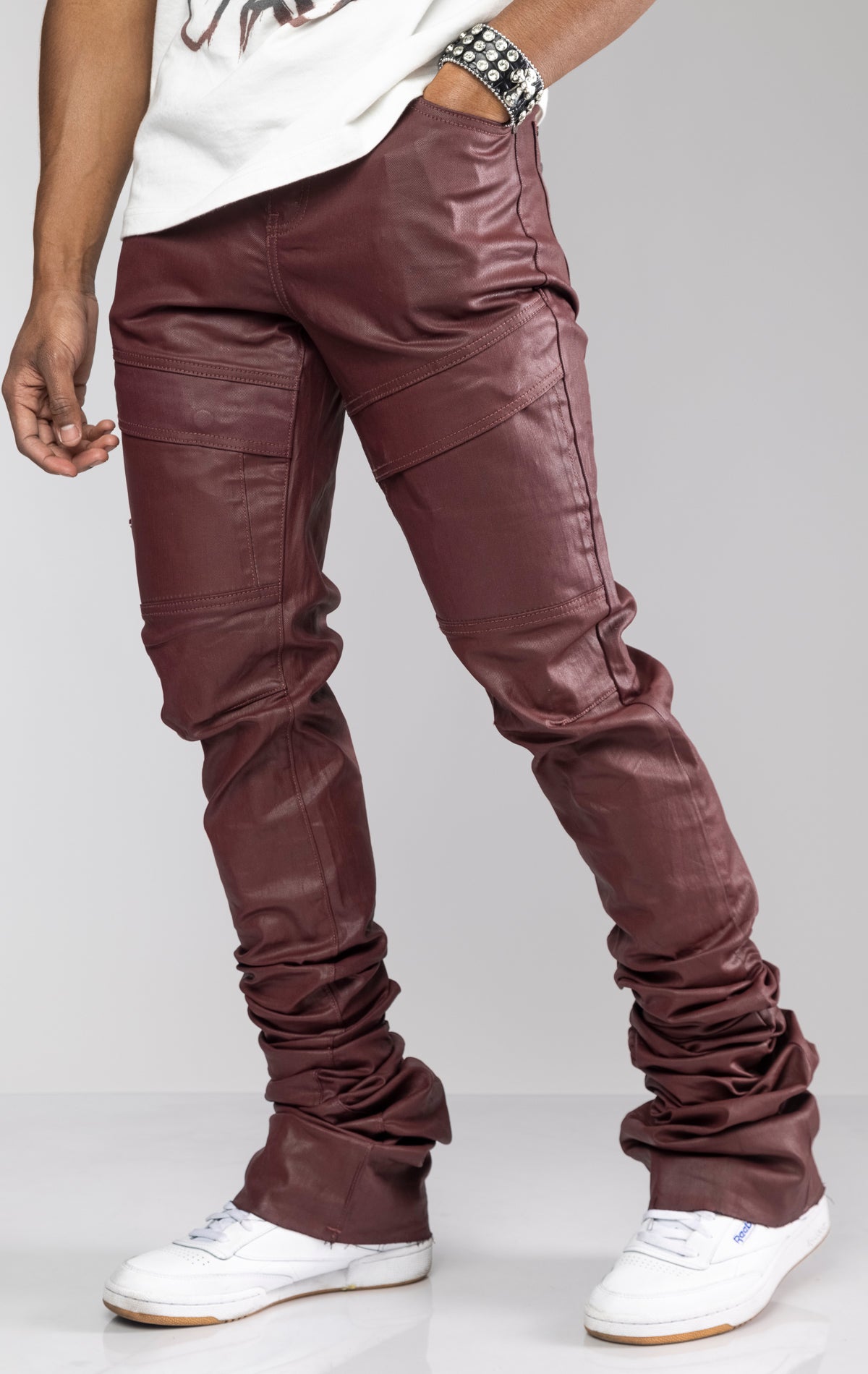 Gordon Wax Stacked Jeans