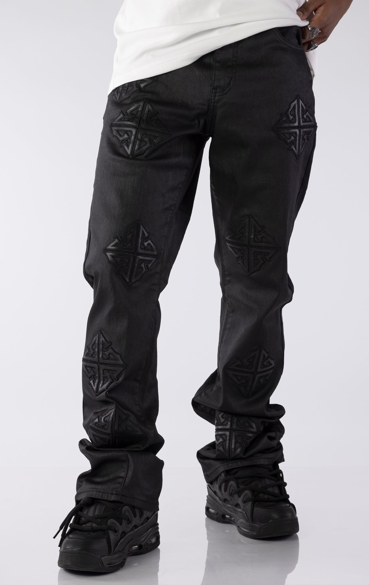 Obsidian Icon Flared Denim