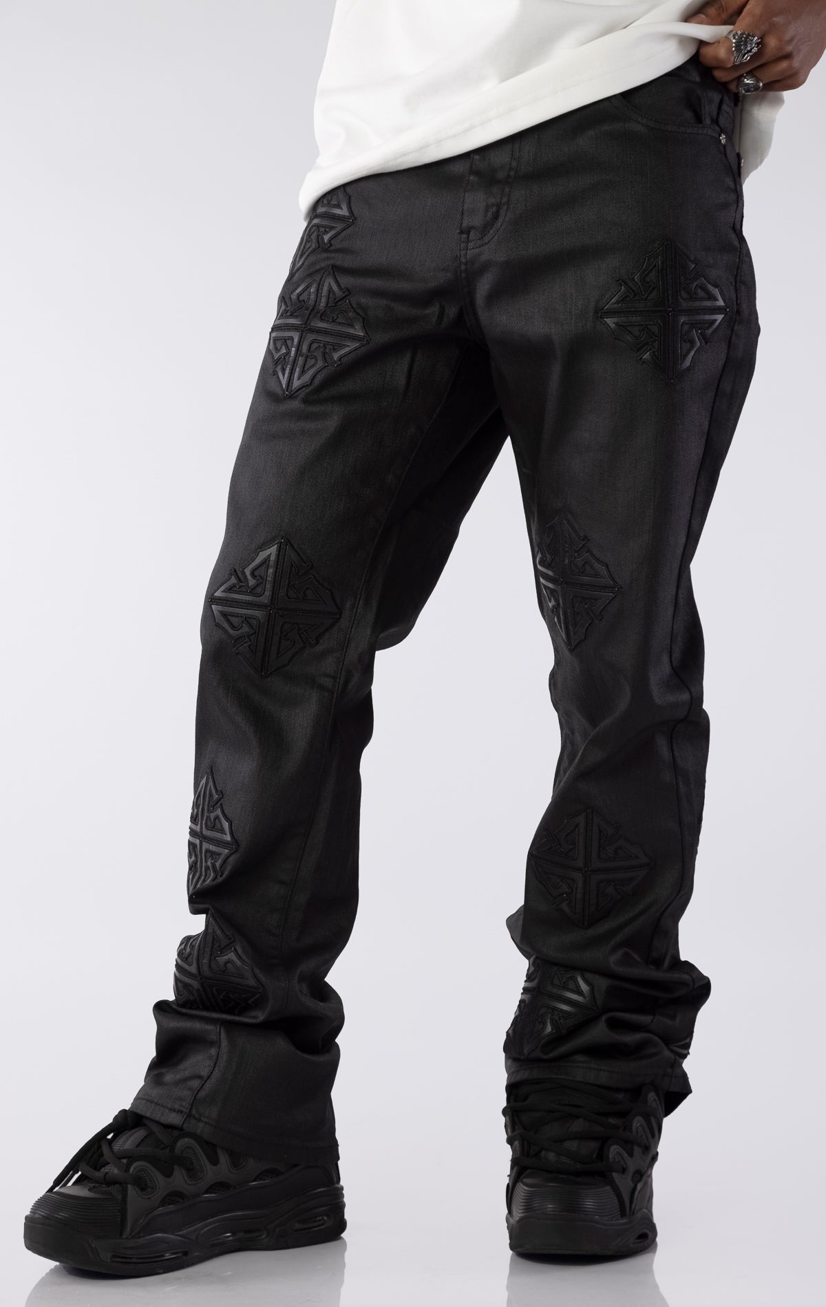 Obsidian Icon Flared Denim