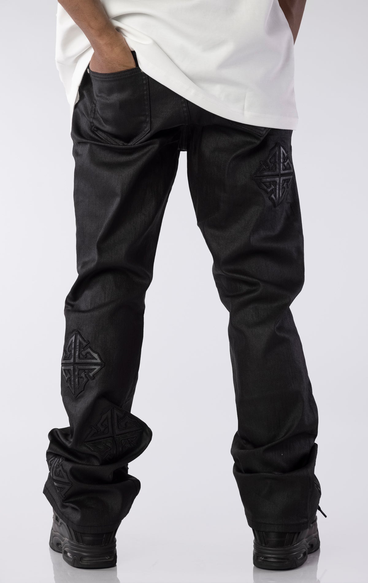 Obsidian Icon Flared Denim