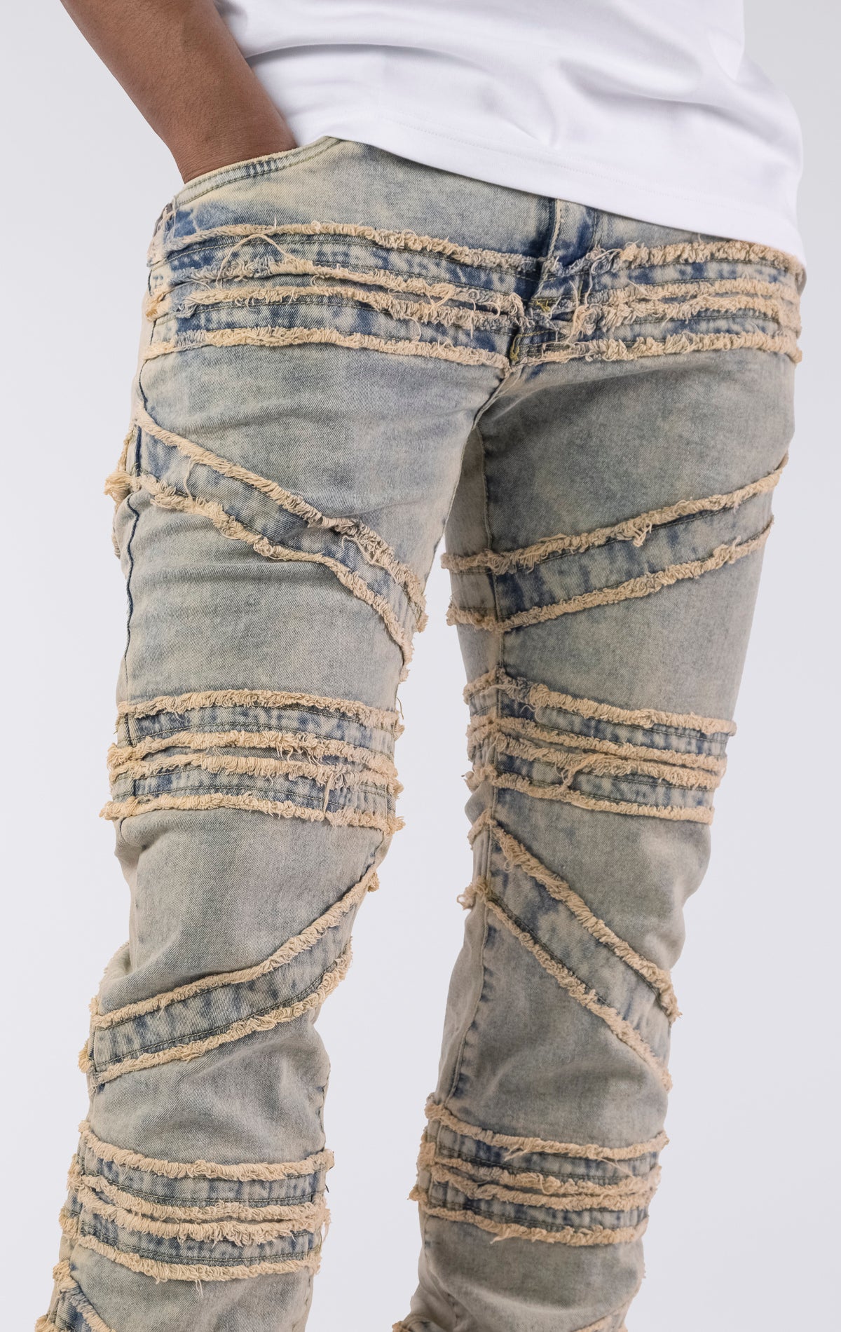 Crossover Stacked Denim