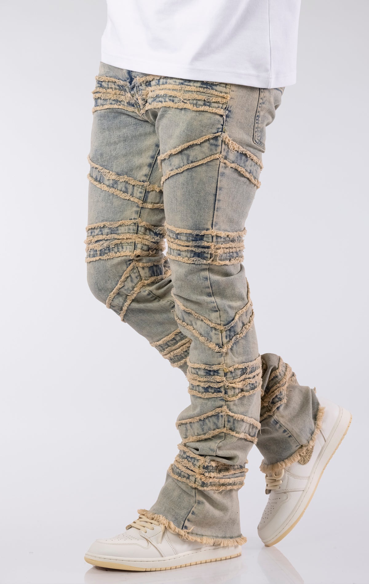 Crossover Stacked Denim