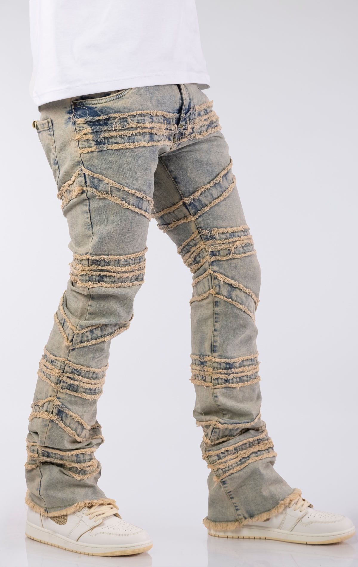 Crossover Stacked Denim