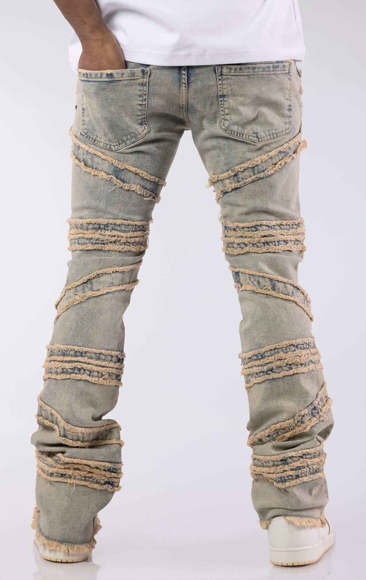 Crossover Stacked Denim