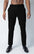 Black dress pants with elastic waistband technology