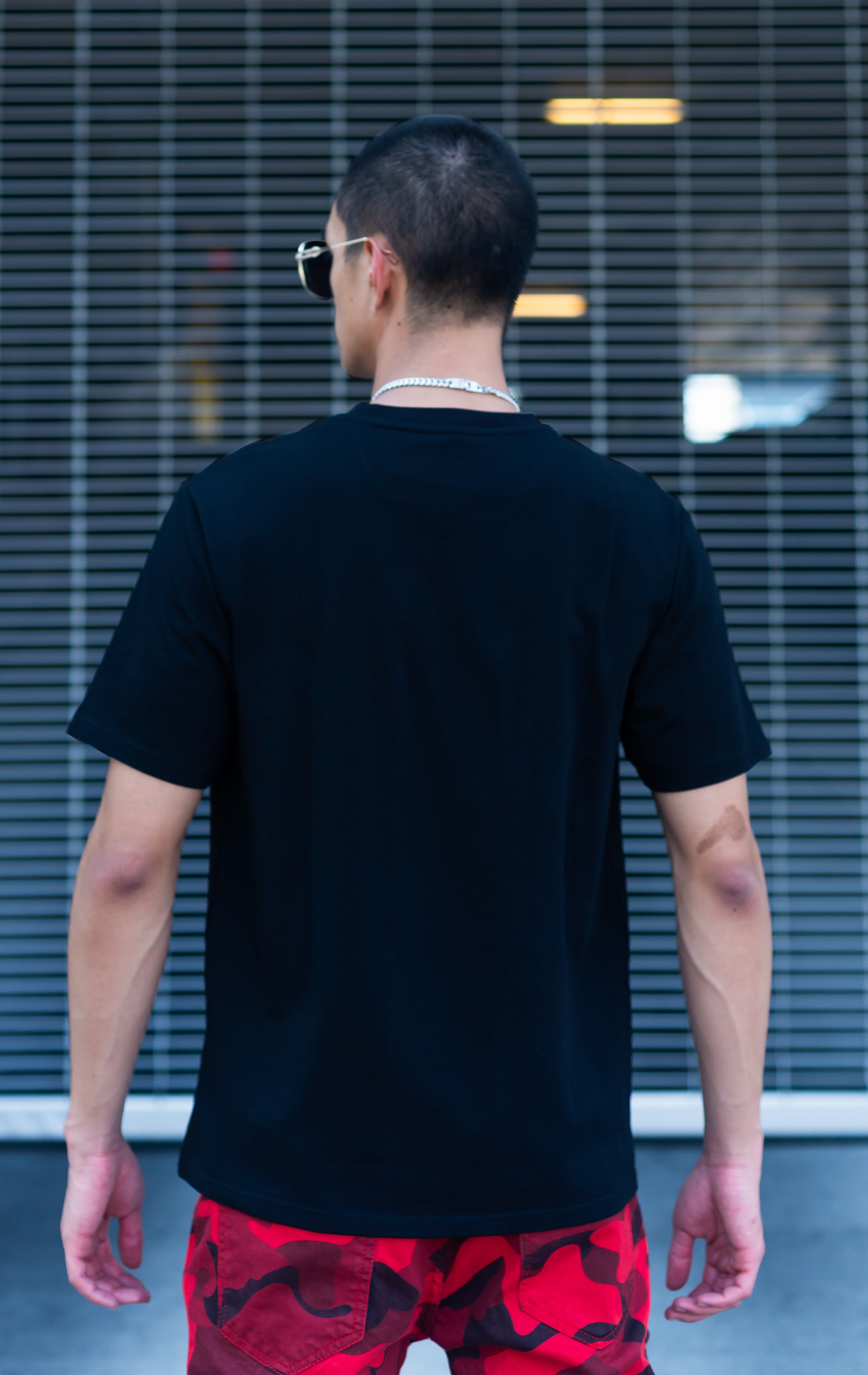 Time is money black t shirt with Scarface graphics.