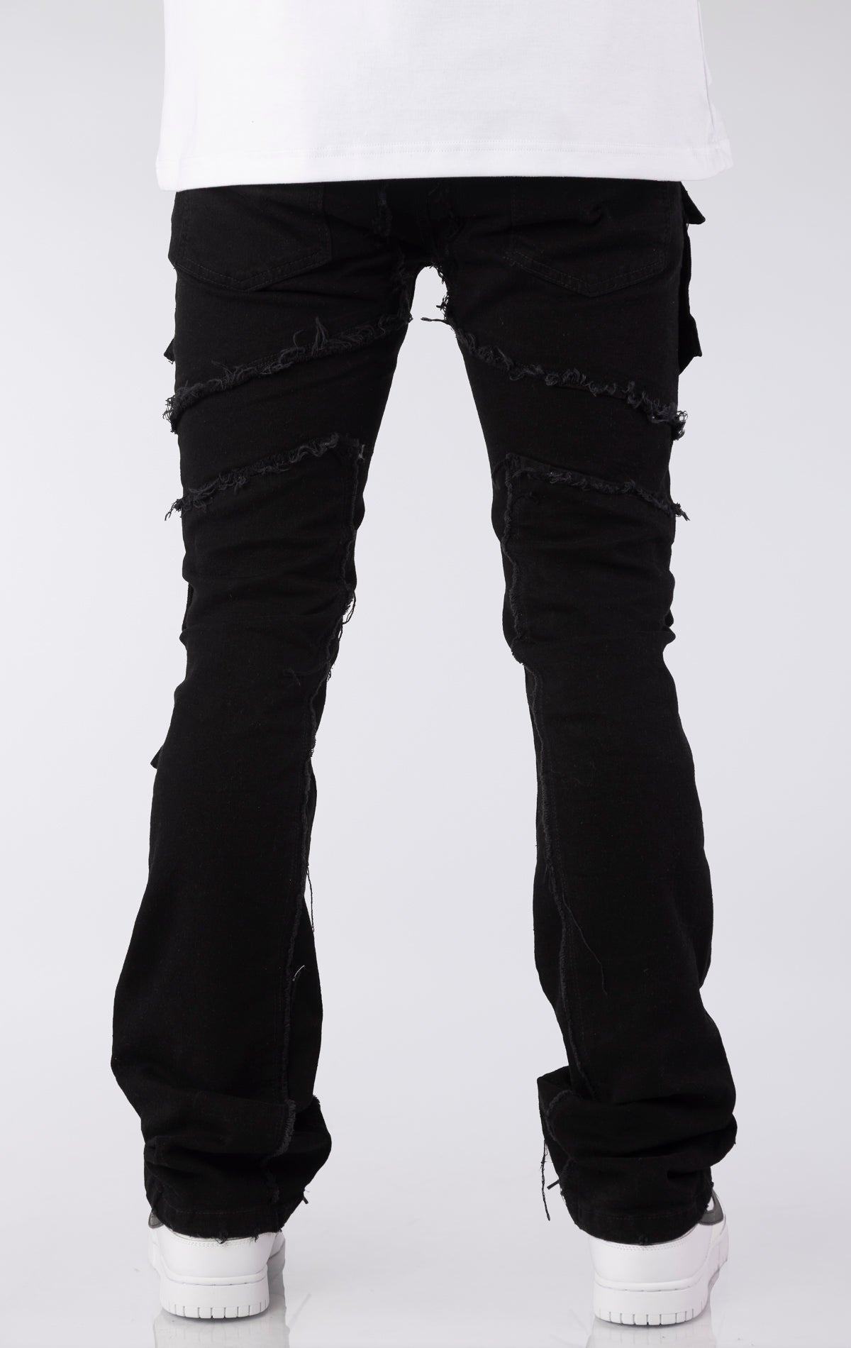 Cargo Panel Stacked Denim