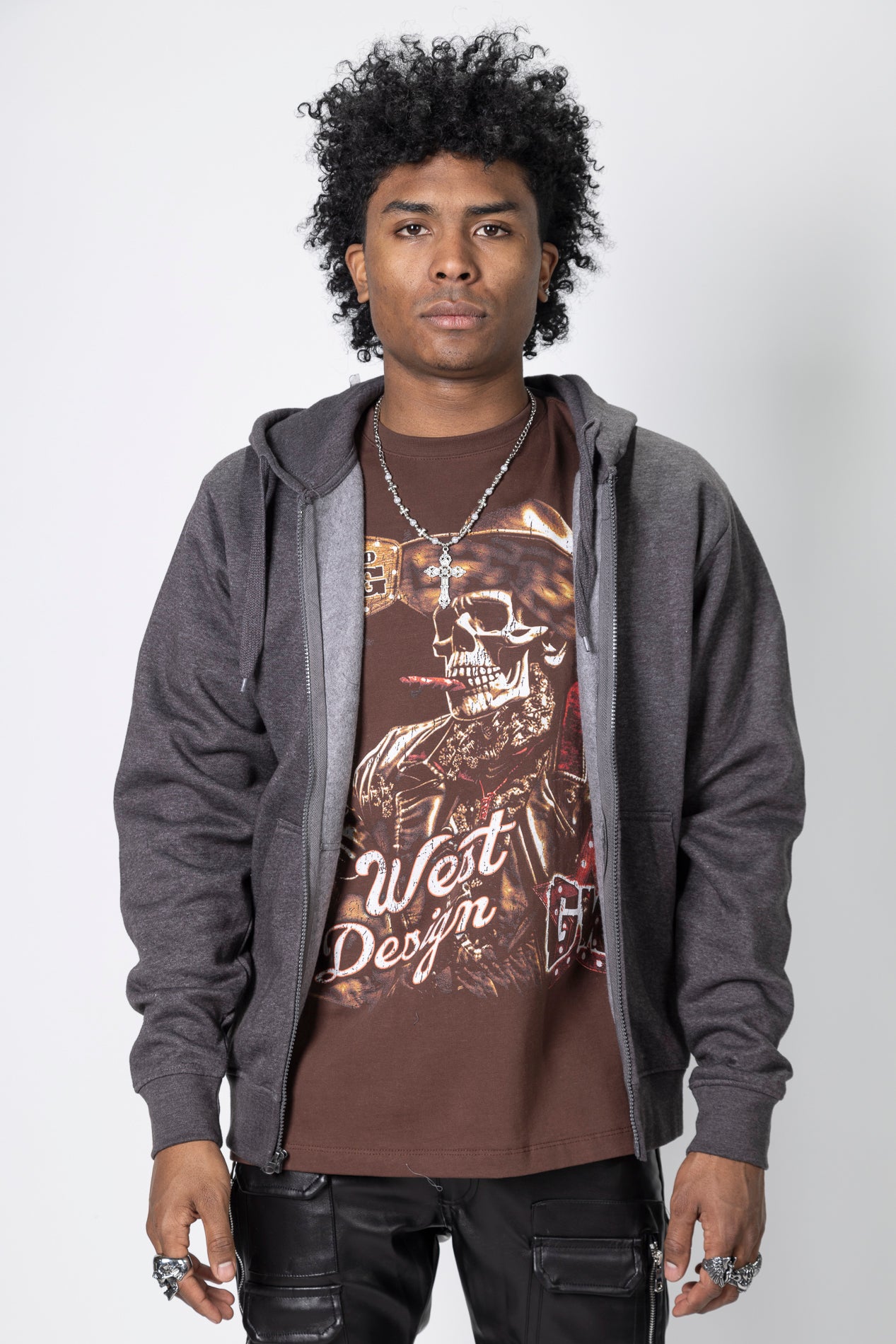 Basic Fleece Hoodie Zip Up