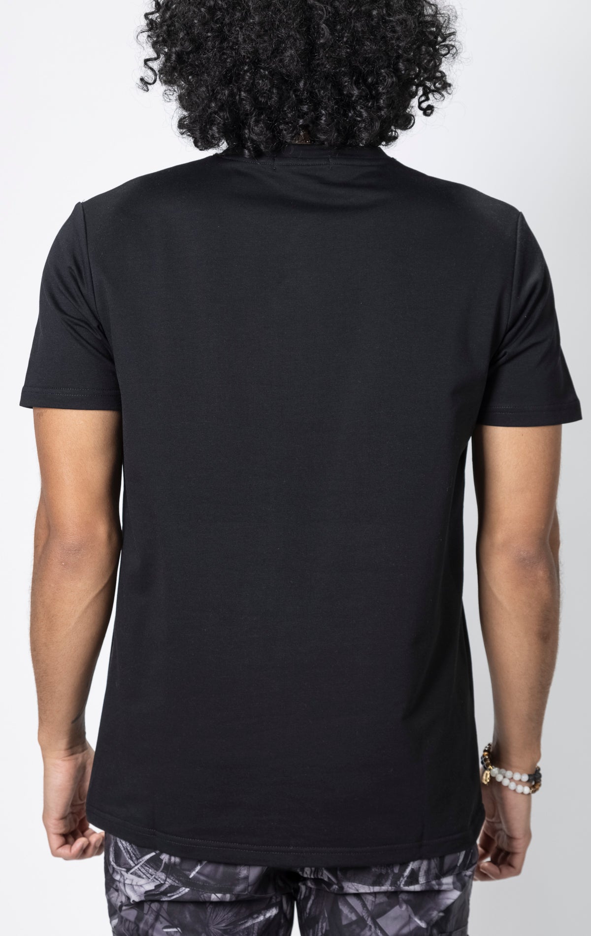 Black t-shirt back 