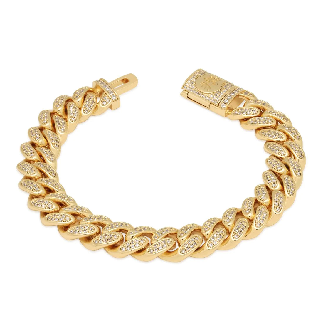 KING ICE 12mm ICED MIAMI-CUBAN BRACELET - DENiMPiRE