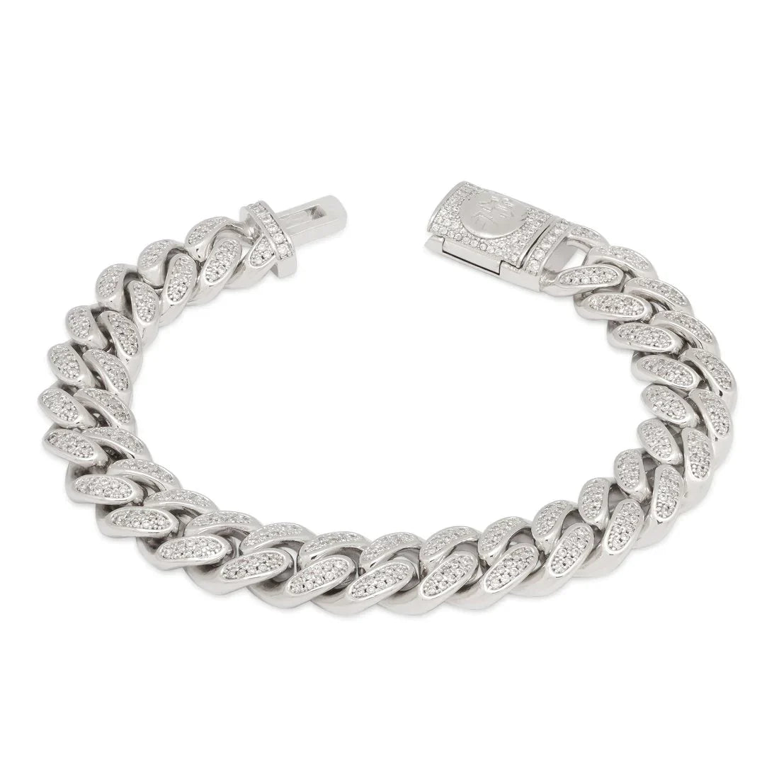 KING ICE 12mm ICED MIAMI-CUBAN BRACELET - DENiMPiRE