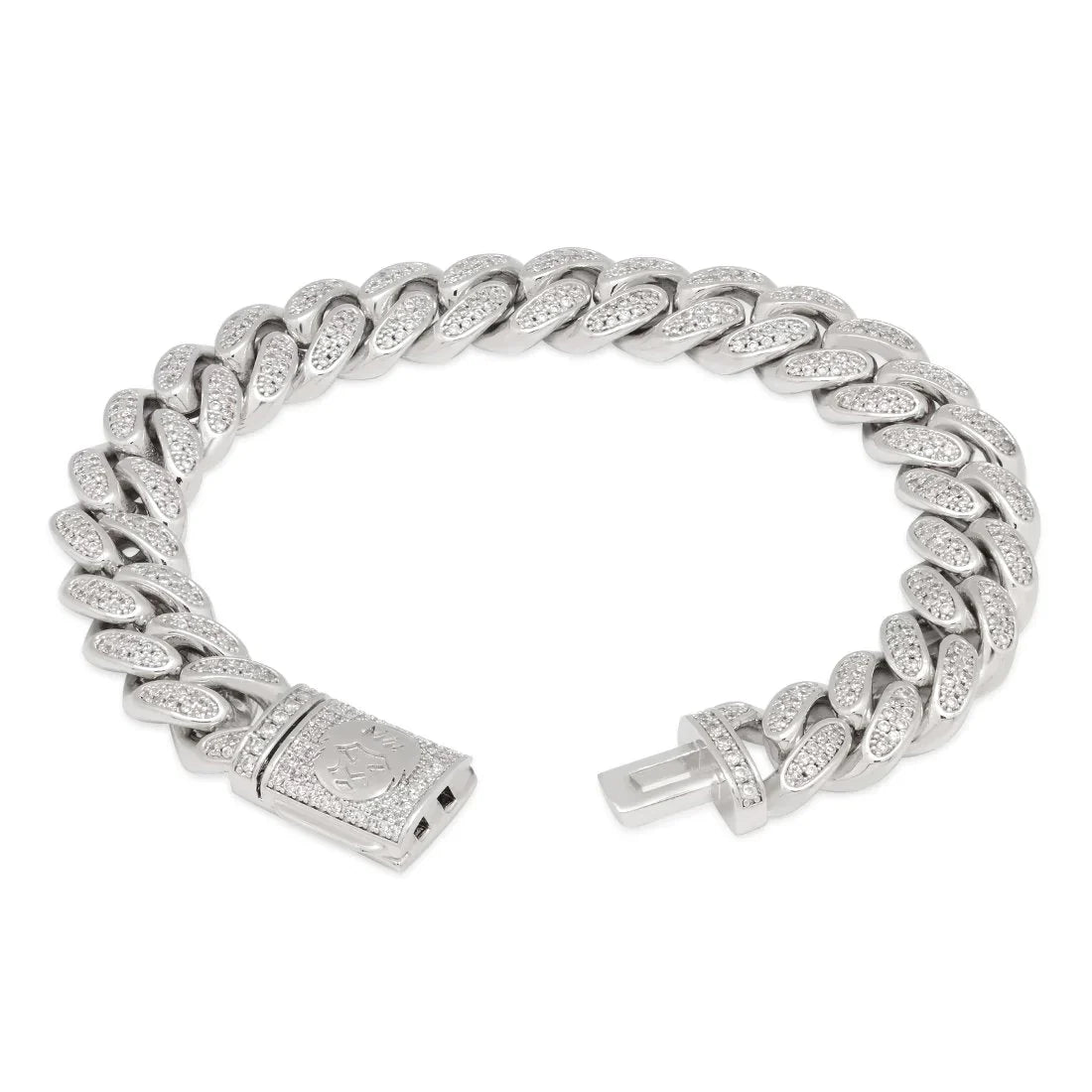 KING ICE 12mm ICED MIAMI-CUBAN BRACELET - DENiMPiRE
