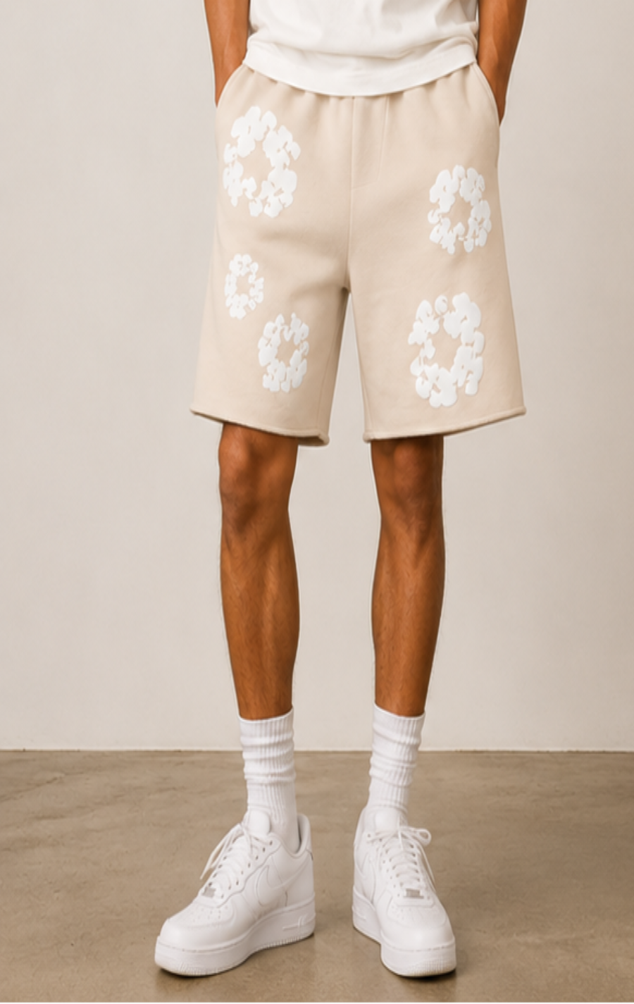 Cotton Wreath Sweatshorts