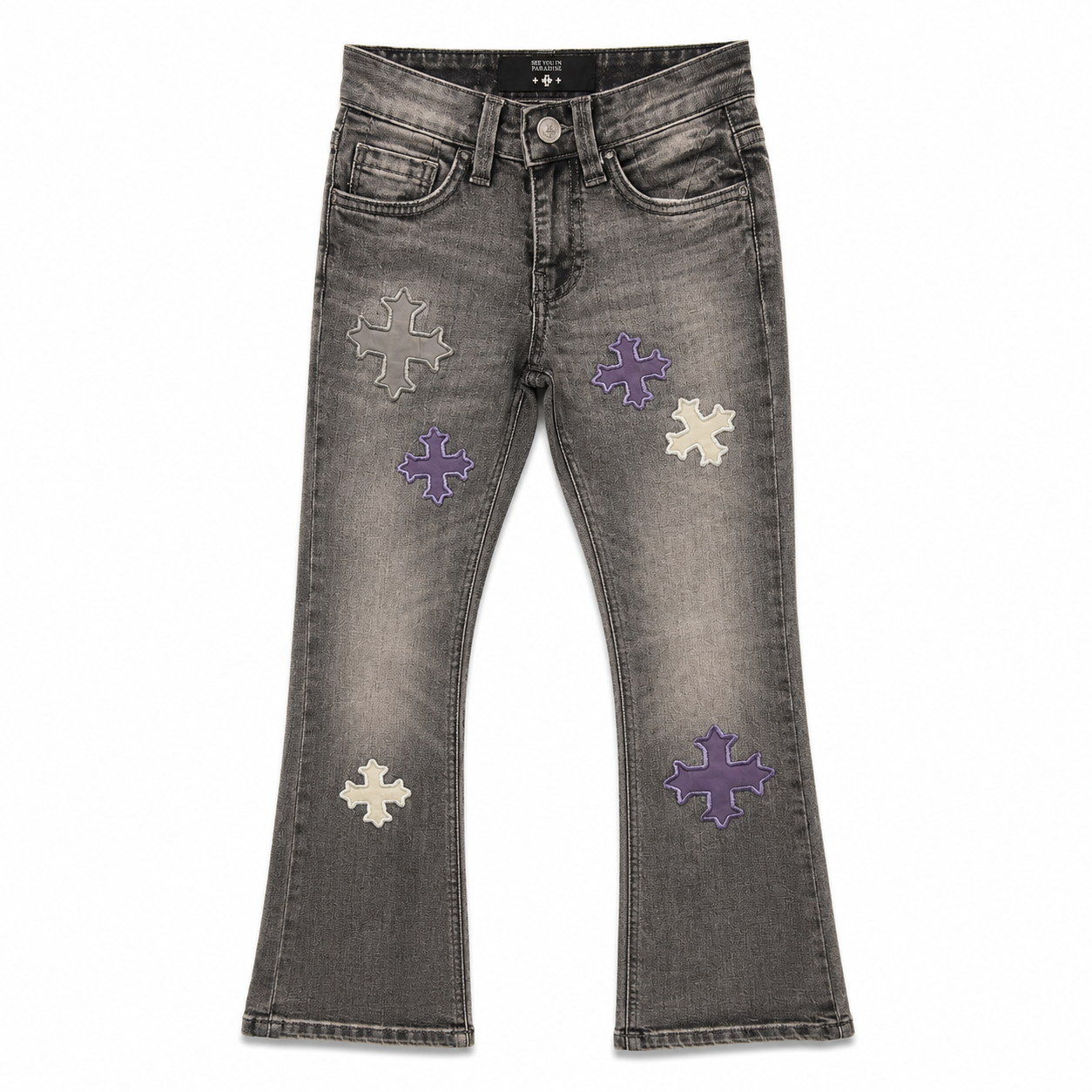 Kids Cross Patch | Denim Jeans