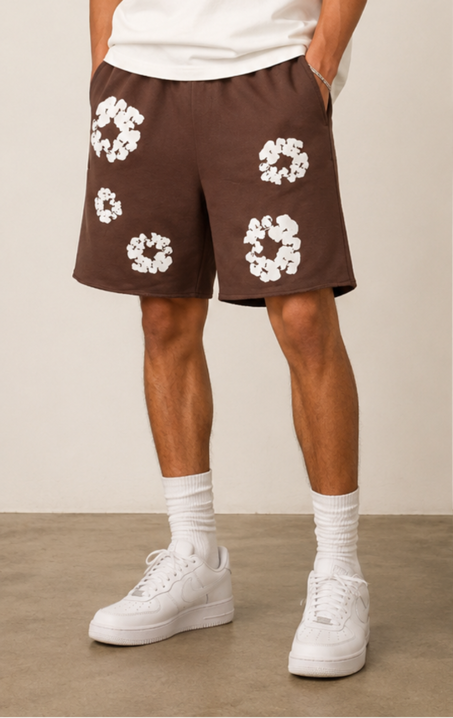 Cotton Wreath Sweatshorts