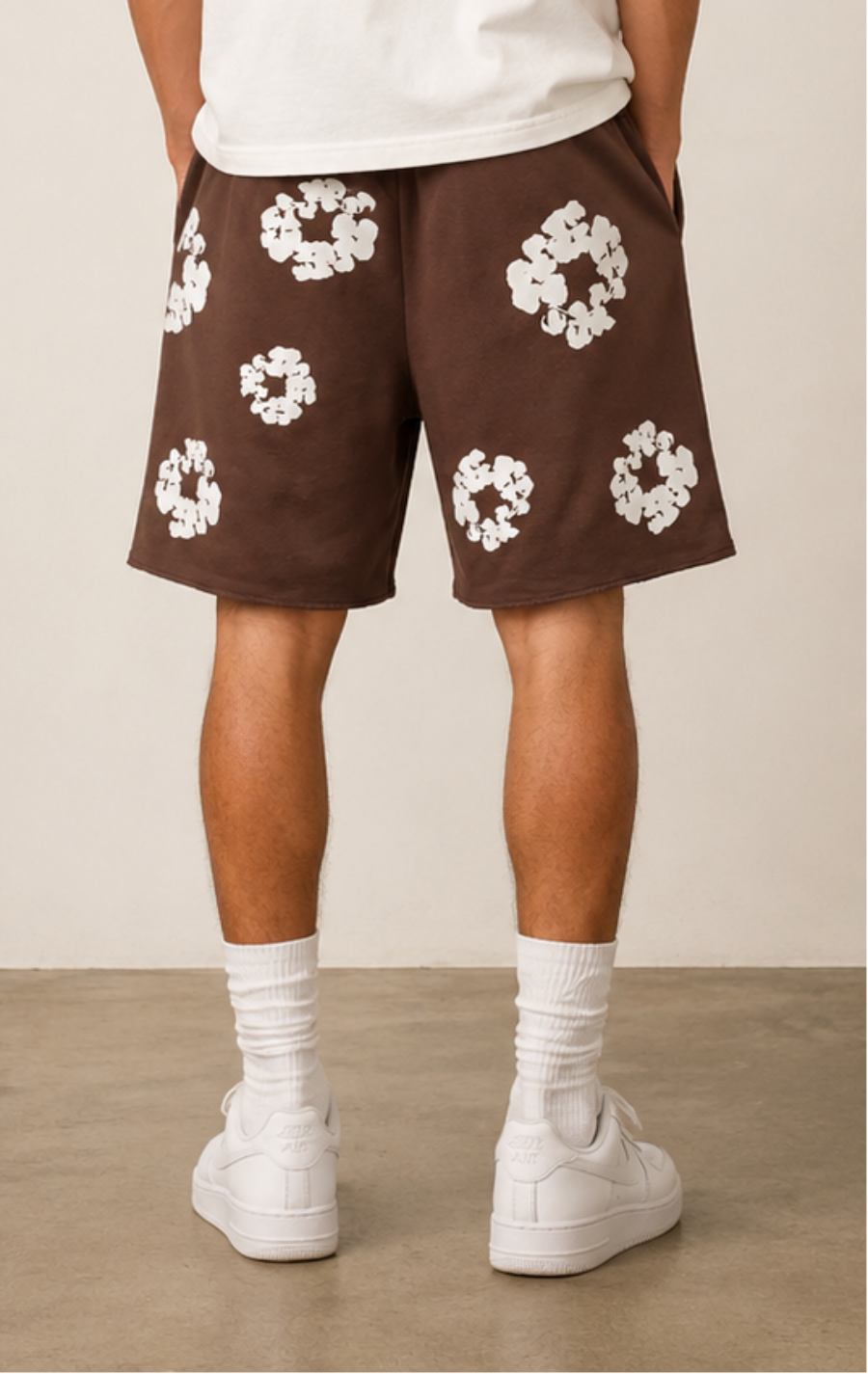 Cotton Wreath Sweatshorts