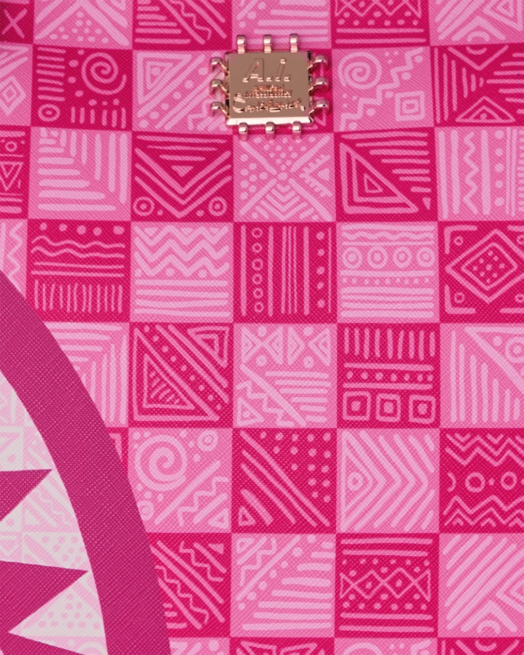 AI Pink Check DLX Tote