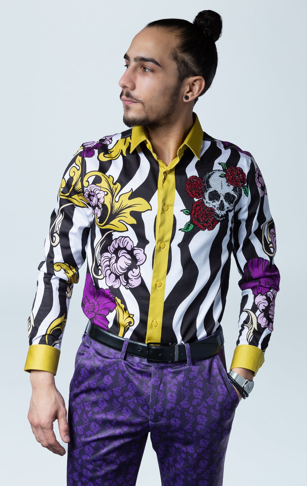 Long Sleeve Shirt with bold prints and detailed graphics, showcasing a stylish and comfortable design.
