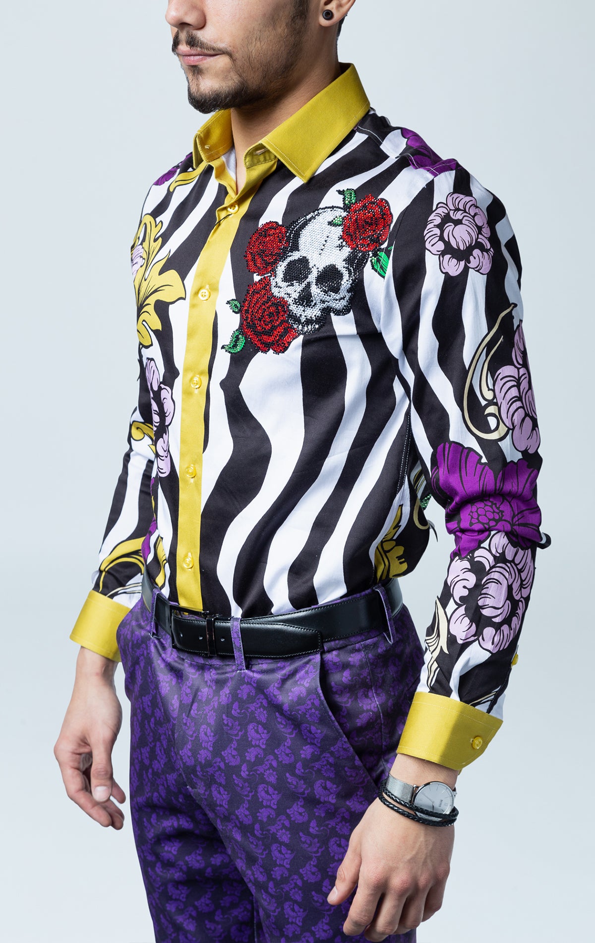 Long Sleeve Shirt with bold prints and detailed graphics, showcasing a stylish and comfortable design.