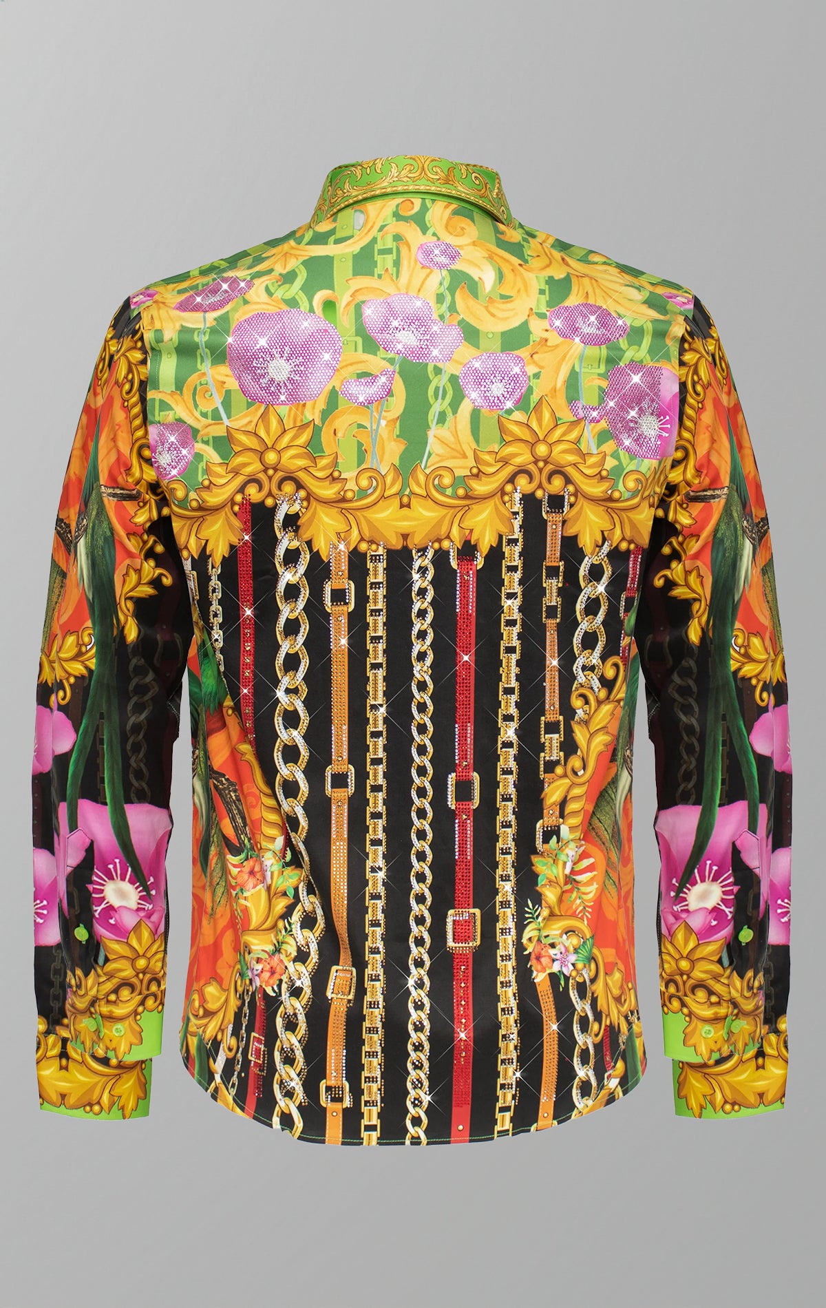 Long Sleeve Shirt with bold prints and detailed graphics, showcasing a stylish and comfortable design.