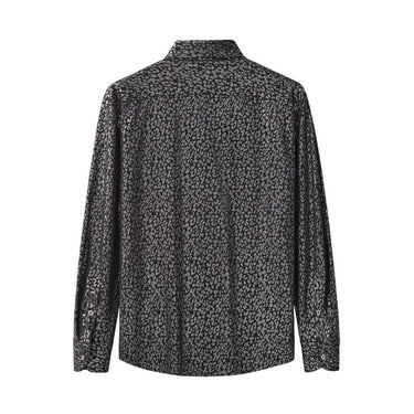 Silver Cheetah Print | Long Sleeve
