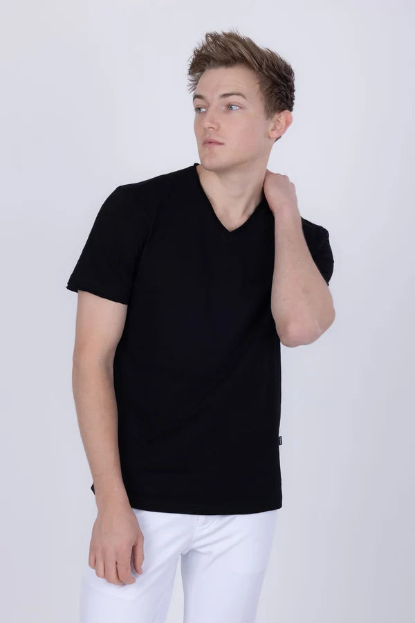 Everyday Elegance V-Neck|T-Shirt