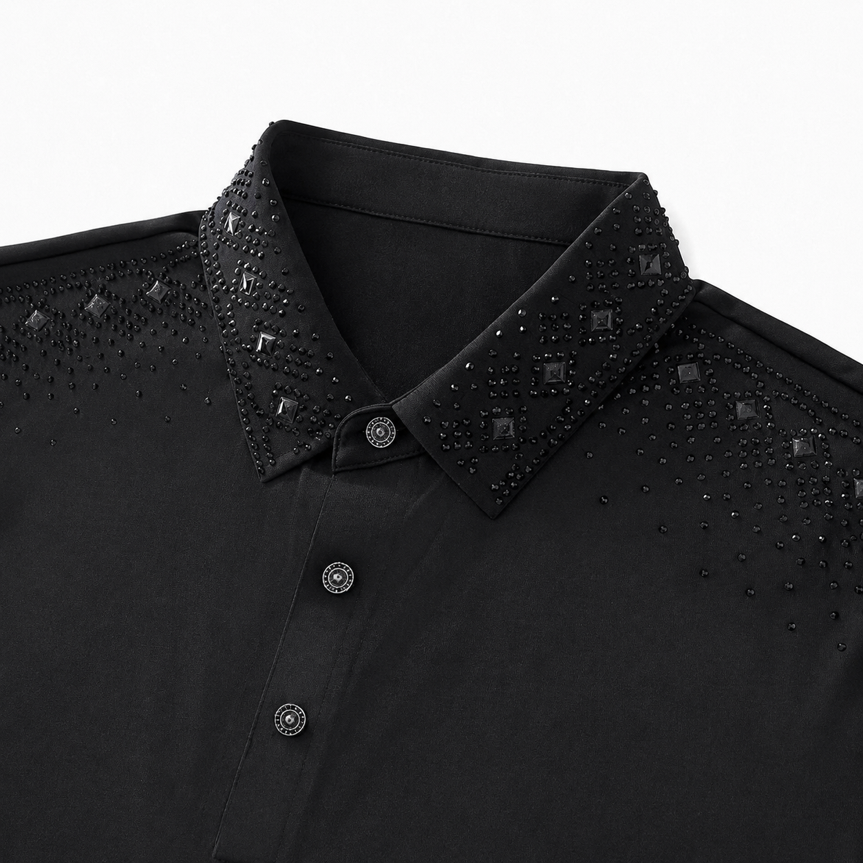 Rhinestone Collar & Shoulder | Polo