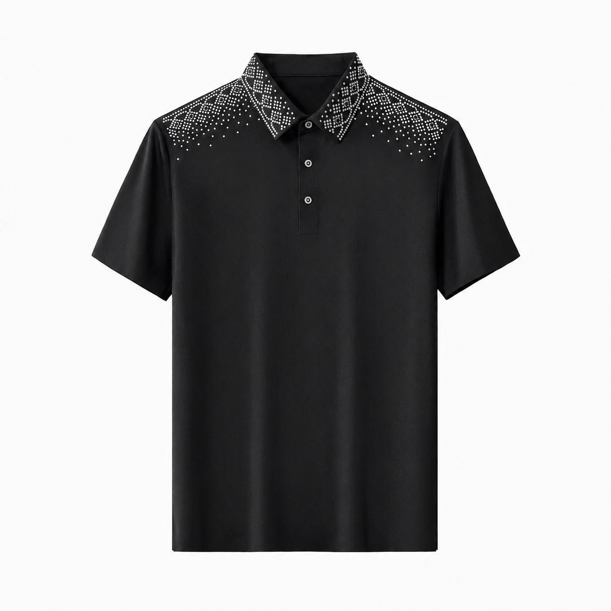 Rhinestone Collar & Shoulder | Polo