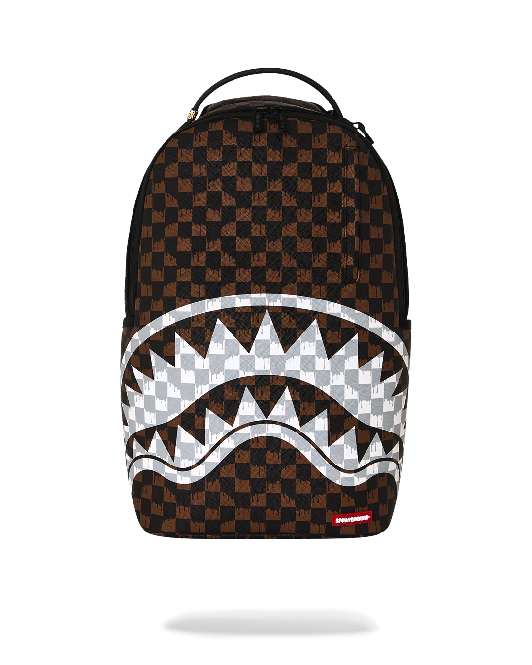 Brown & Cream Drip Check Shark DLXSV