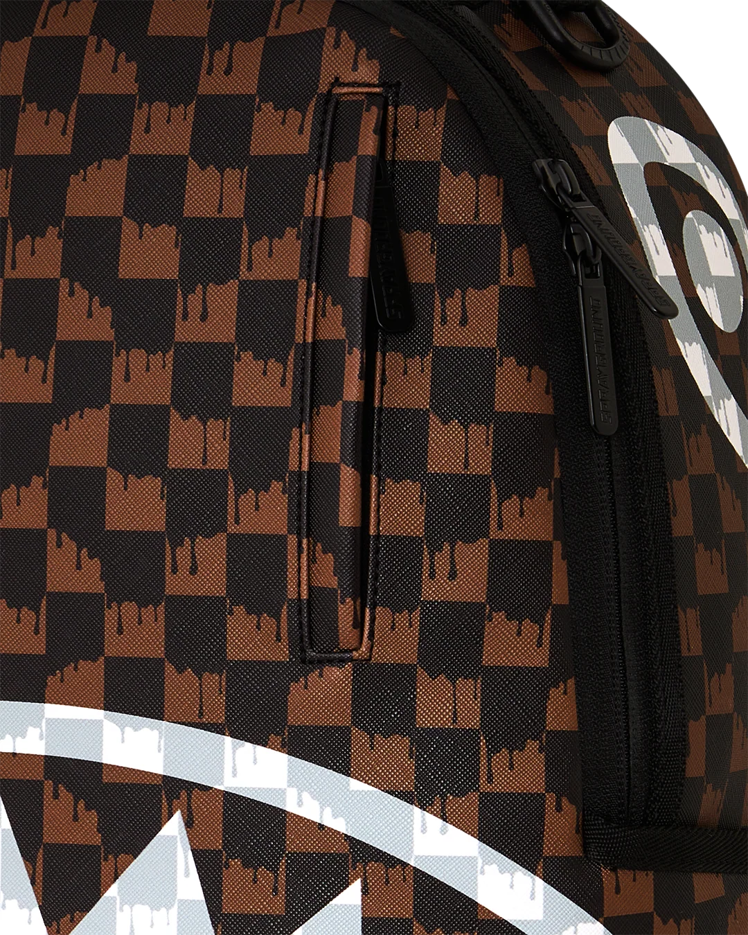 Brown & Cream Drip Check Shark DLXSV
