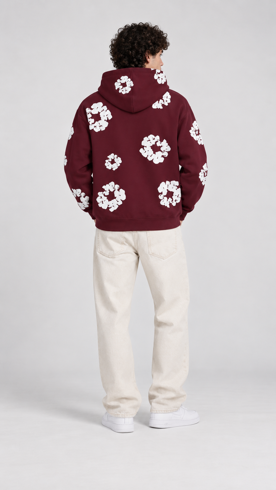 Cotton Wreath Hoodie