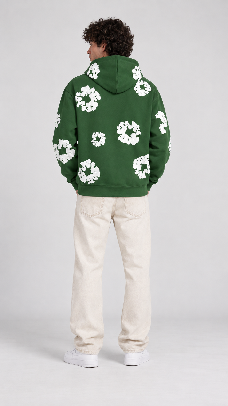 Cotton Wreath Hoodie