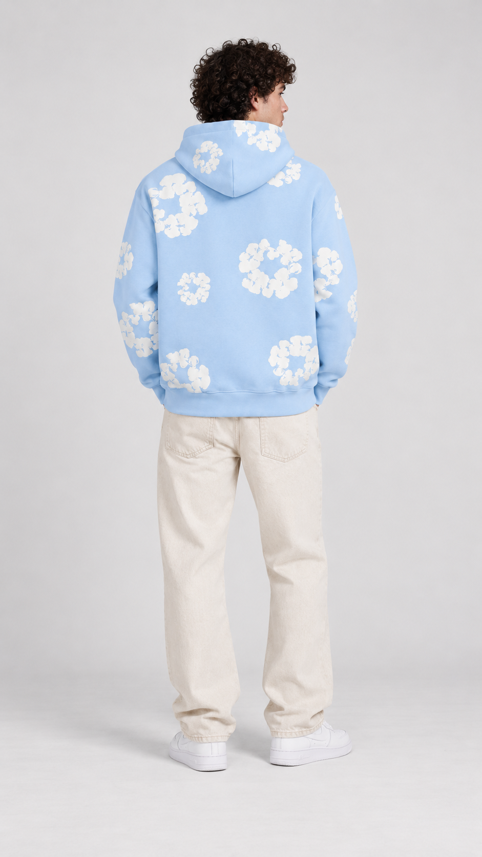 Cotton Wreath Hoodie
