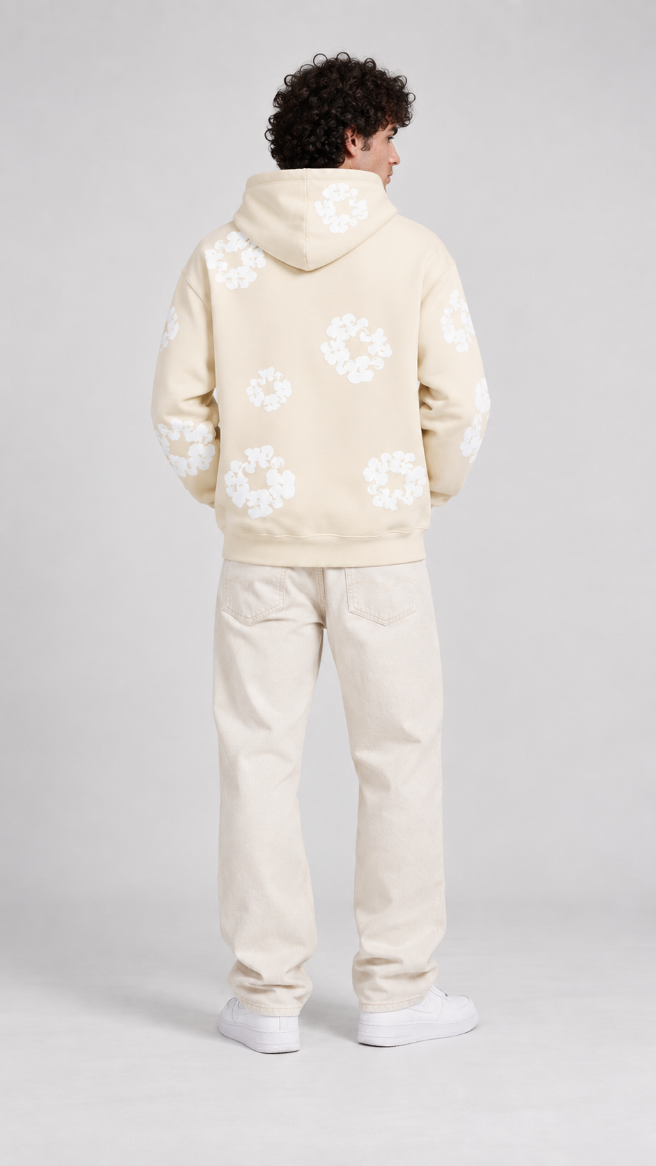 Cotton Wreath Hoodie