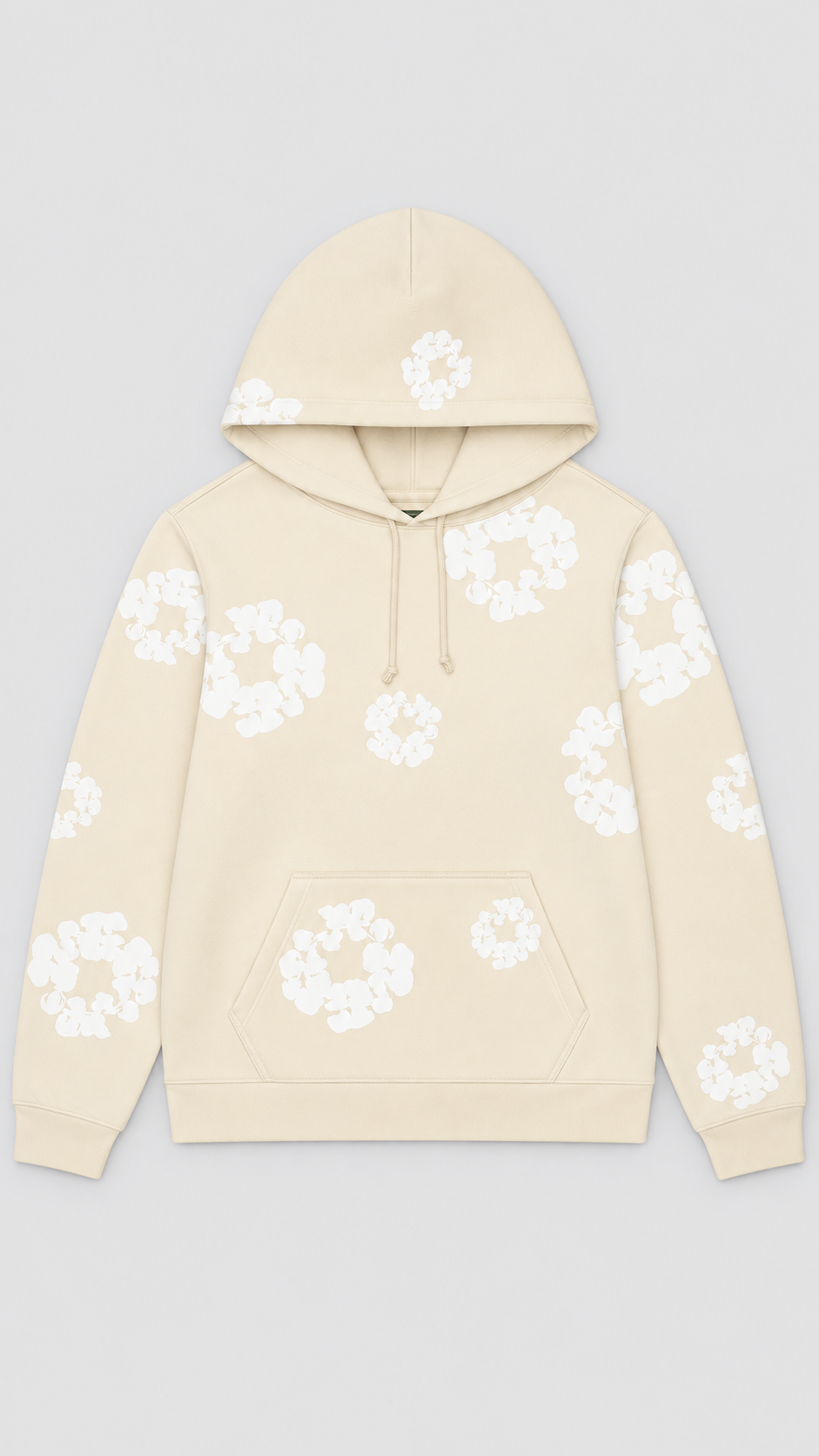 Cotton Wreath Hoodie