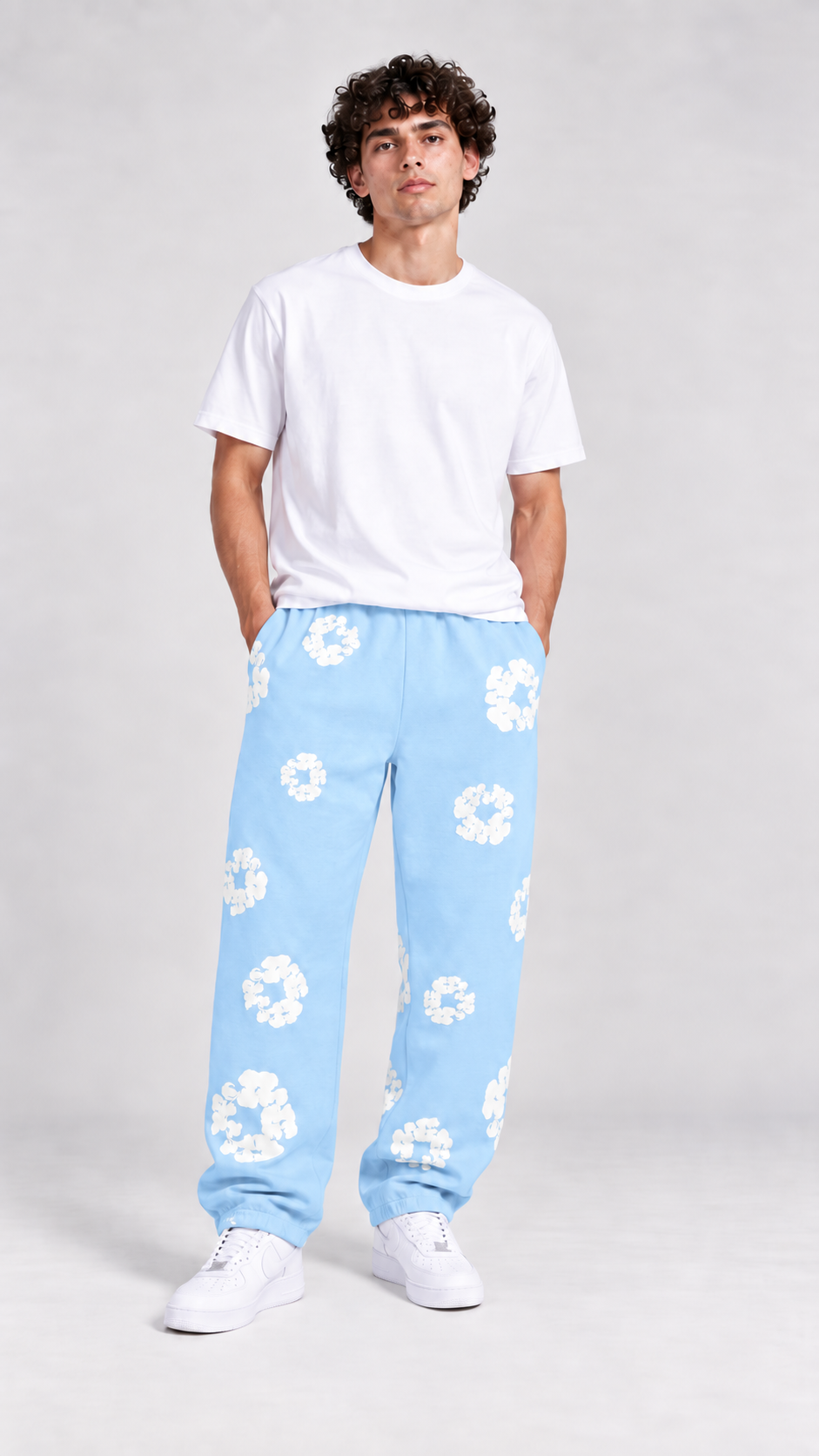 Cotton Wreath Sweatpants