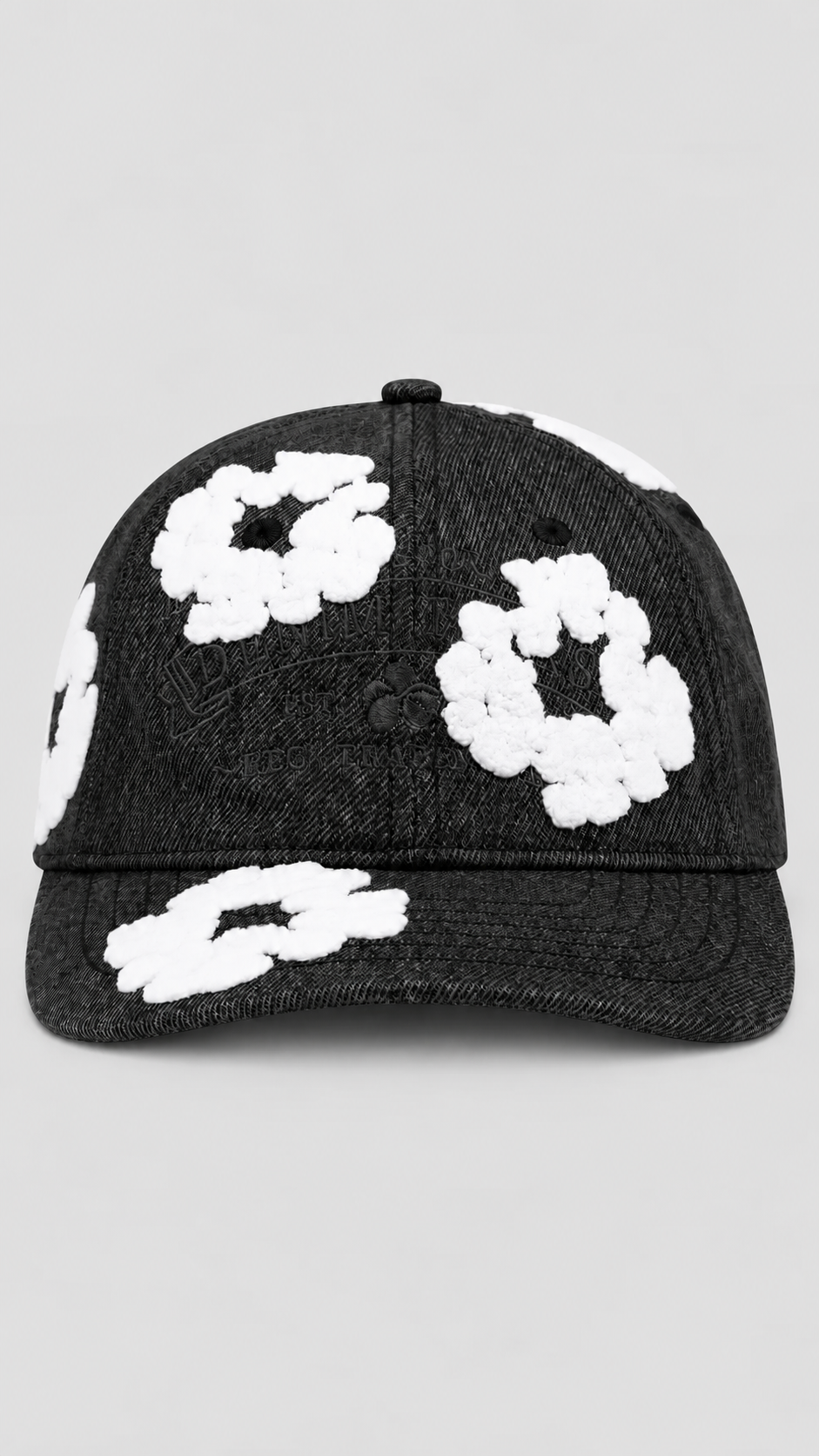 Denim Wreath Caps