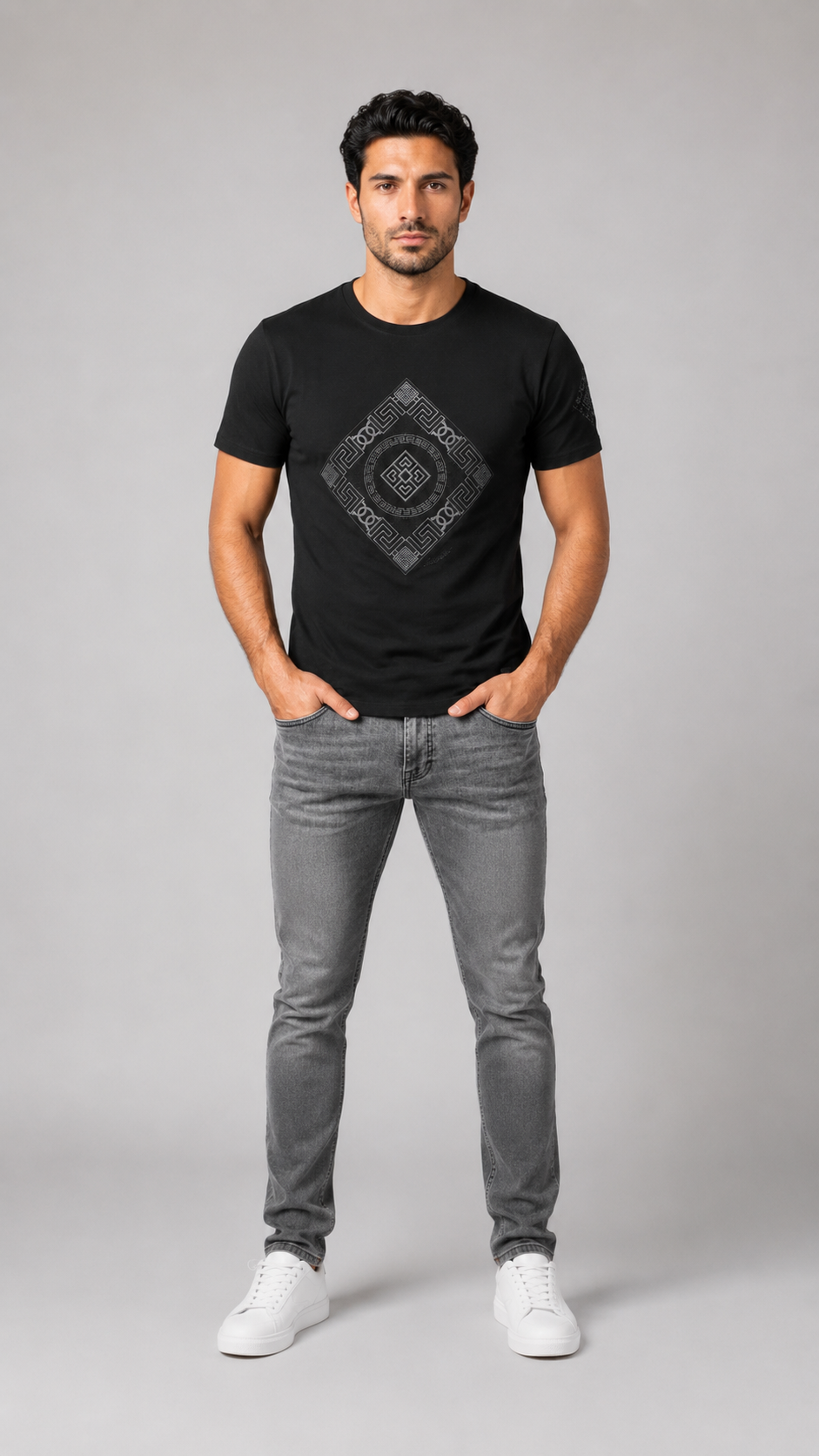Diagonal Caden|T-Shirt