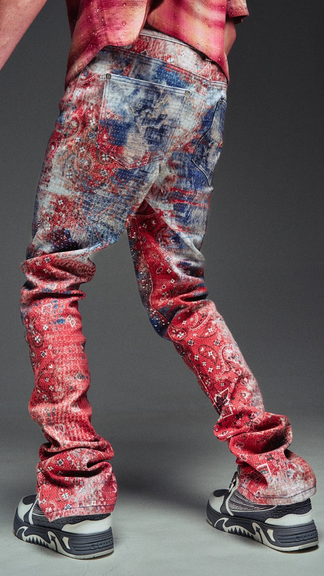Dust Bandana Denim | Stacked Jeans