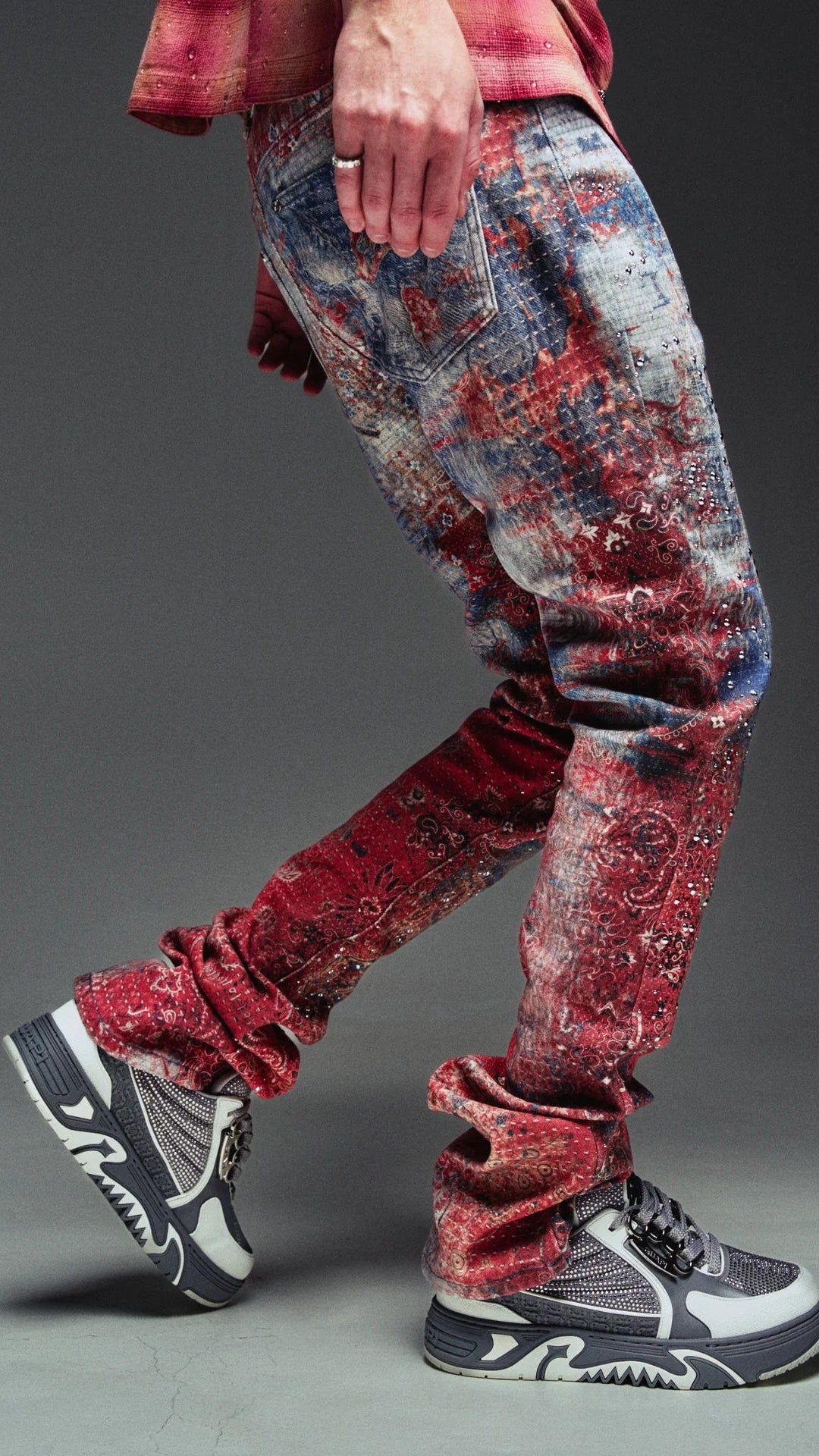 Dust Bandana Denim | Stacked Jeans